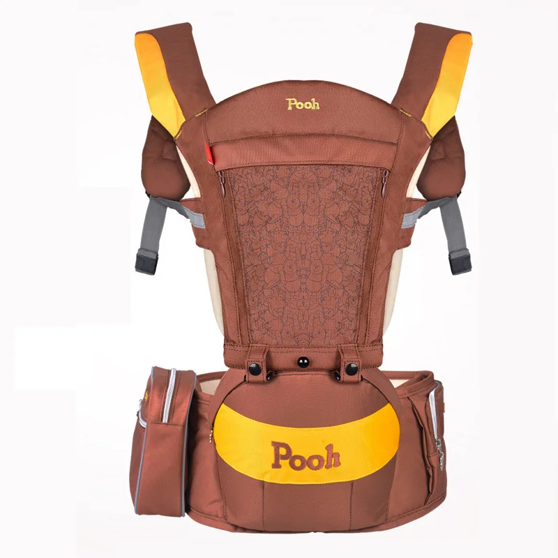 Disney Ergonomic Baby Carrier Multifunction Backpack Kid Carriage Toddler Baby Sling Wrap Suspenders Breathable Infant Carrier - Цвет: 7