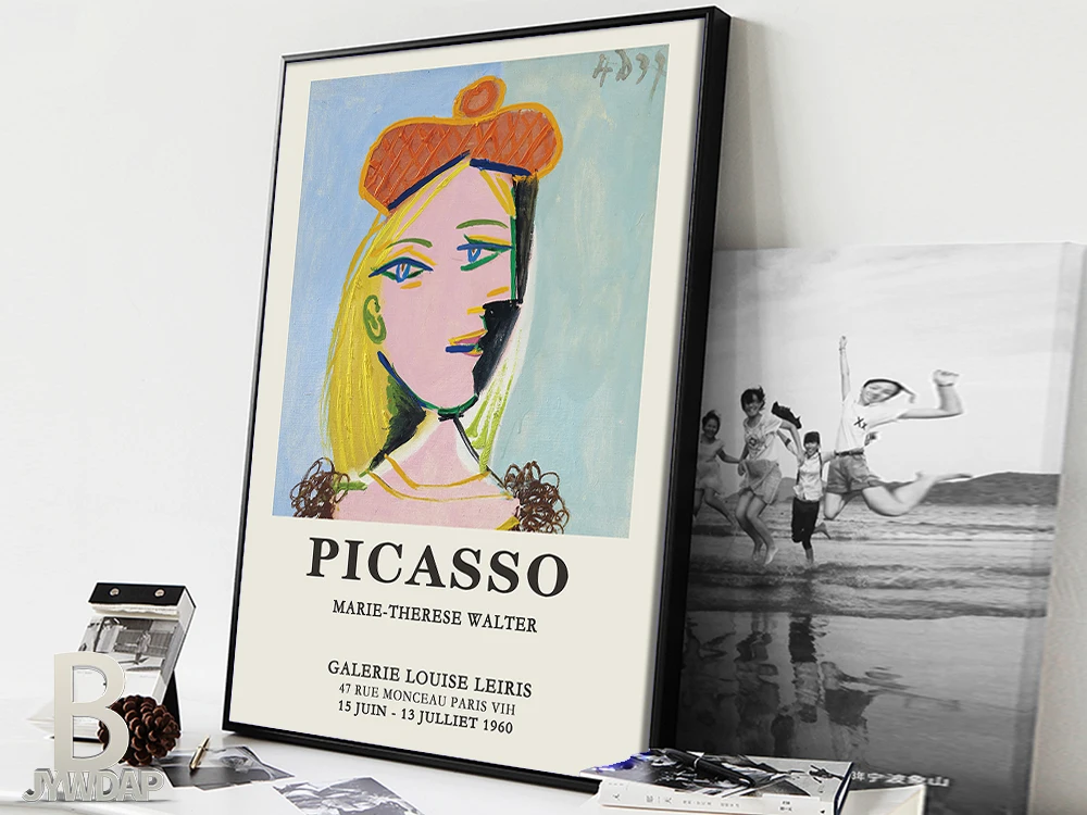 Плакат Пабло Пикассо Мари Терис печать художественной выставки выставочное