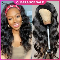 uwigs 26 28 inch headband wig body wave wig human hair wigs for black women scarf wig brazilian glueless wig 100 remy hair wigs