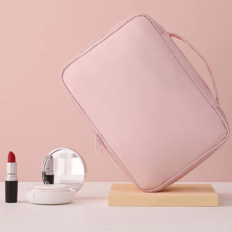 

Q High Quality 4Colors Fashion Portable Travel Cosmetic Bag Multifunction Waterproof Women Makeup Bags Woman pouch Wash Bag