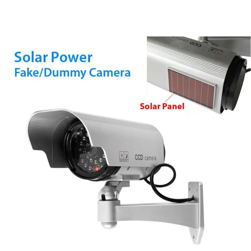 Фальшивый манекен на солнечной батарее камера видеонаблюдения с датчиком