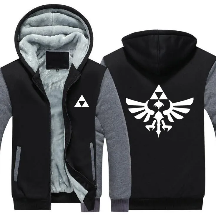Худи для оптовых продаж Высококачественная осенне зимняя куртка Zelda Толстые