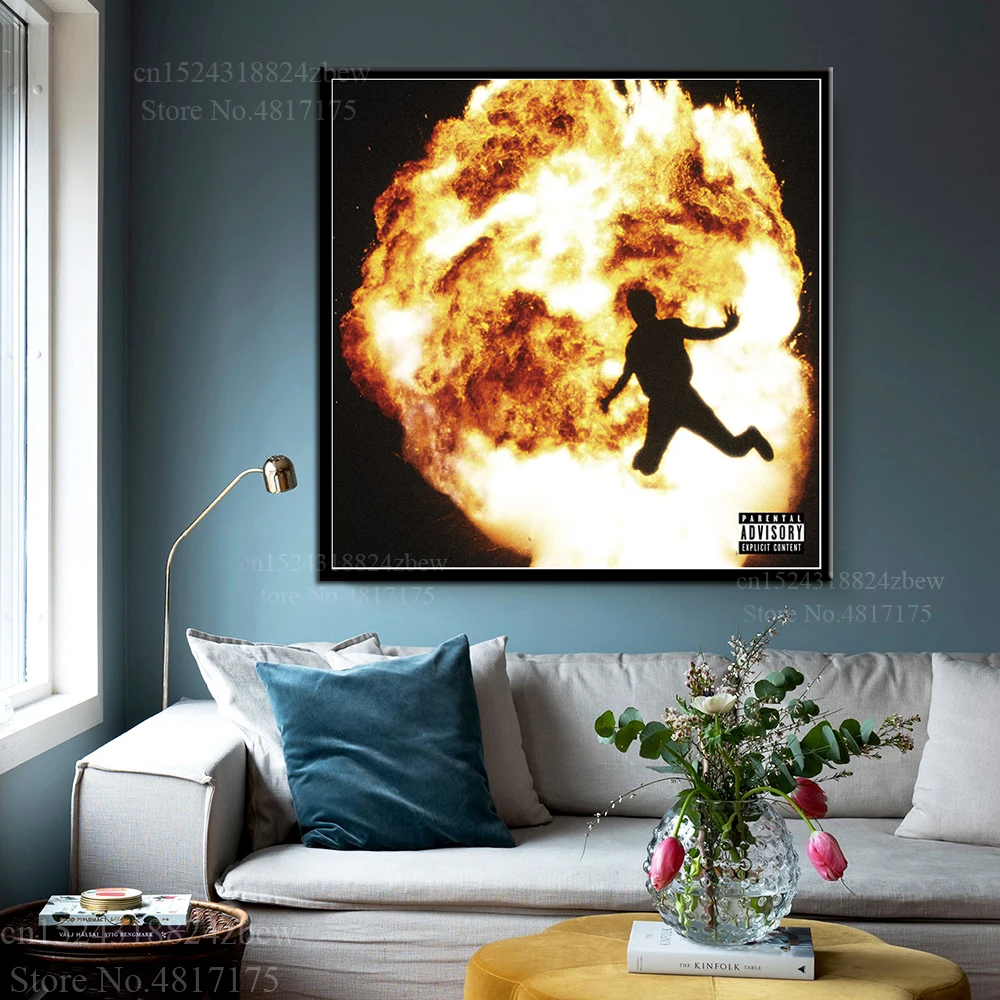 Постер Metro Boomin рэпер певец музыкальный альбом не все герои идеальное время