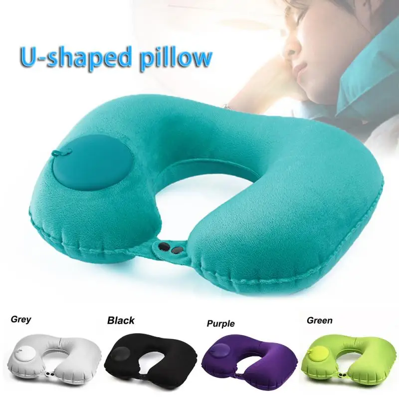 Новая надувная подушка для шеи u образная воздушная в автомобиль интерьерные