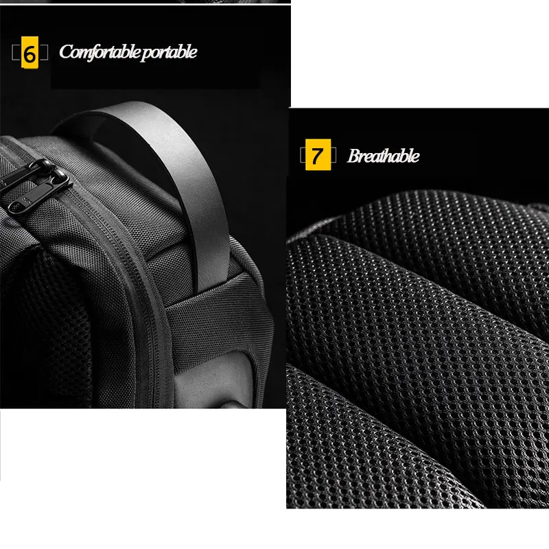 

New Anti-theft Shoulder Messenger Bag Multifunction Crossbody Bag for Men usb charging Male Waterproof Short Trip Chest Bag Pack