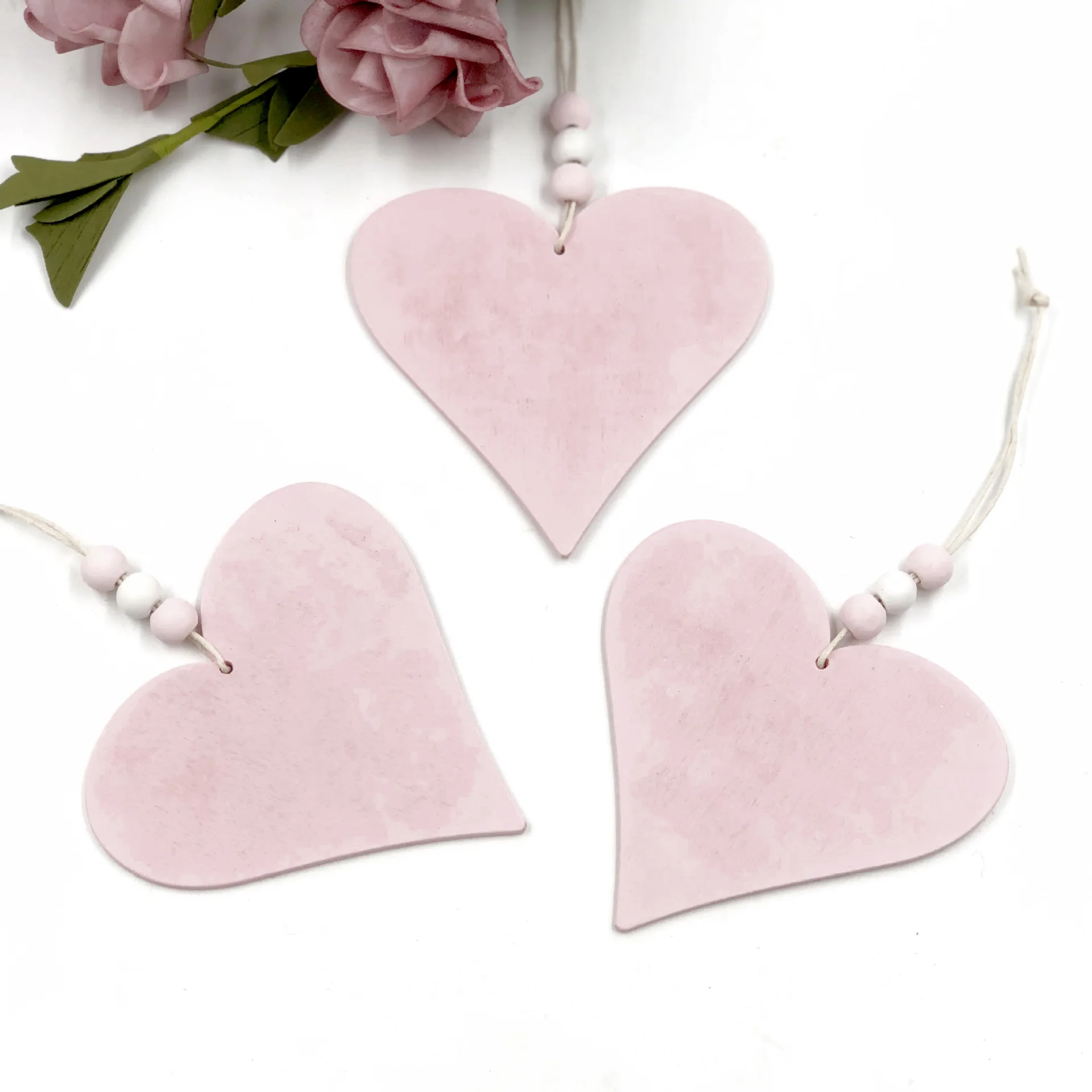 5/10 шт. деревянные подвески в виде сердца | Дом и сад
