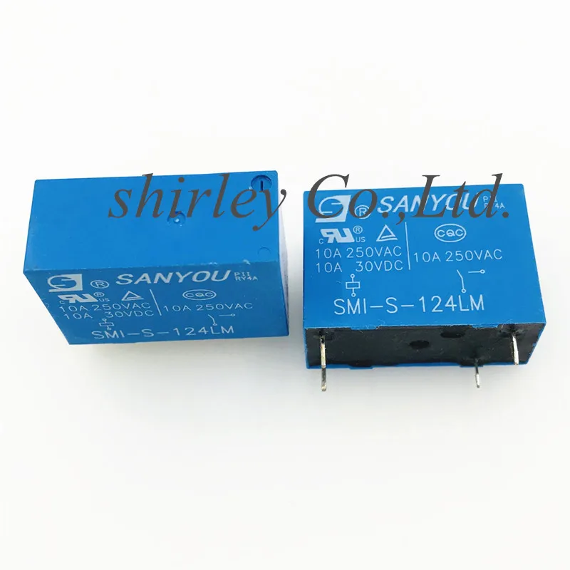 100% оригинал Новый SANYOU SMI-S-124LM 4 контакта 10A250VAC реле питания 24VDC | Обустройство дома
