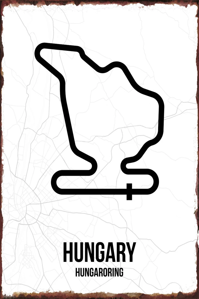 

Настенный декор для помещений в стиле Венгерской цепи, украшение для комнаты, Ретро винтажный металлический знак, жестяные таблички для тво...