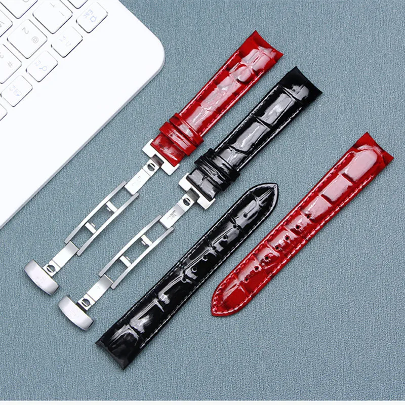 

Ремешок из лакированной кожи для женских часов, 18 мм