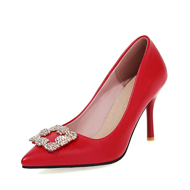 

Classic Women's High Heels Pumps Shoes Shallow Party Office Wedding Shoes Women Black Red Heels Pumps Shoes Women Autumn Spring