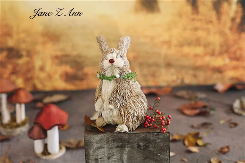 

Forest style simulation mushroom small animal rabbit squirrel fox elk moss stone studio shooting creative photography props