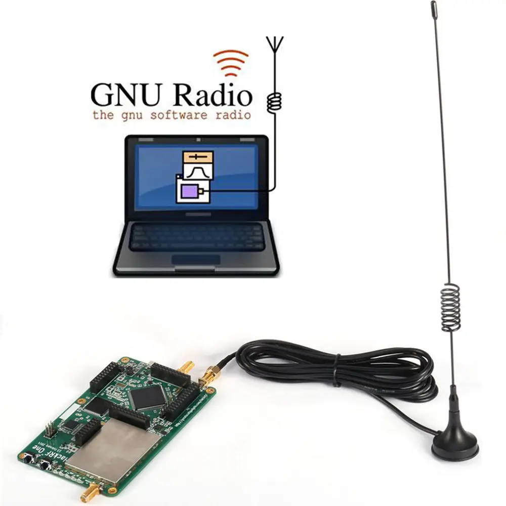 Billig Neueste HackRF Ein Usb Plattform SDR Software Definiert Radio 1MHz Bis 6GHz Demo Board + TCXO + Metall Fall + Antena