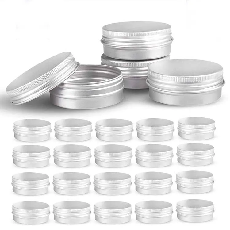 Пустая Серебряная Алюминий контейнеры для Для мужчин Усы Крем Масло бороды