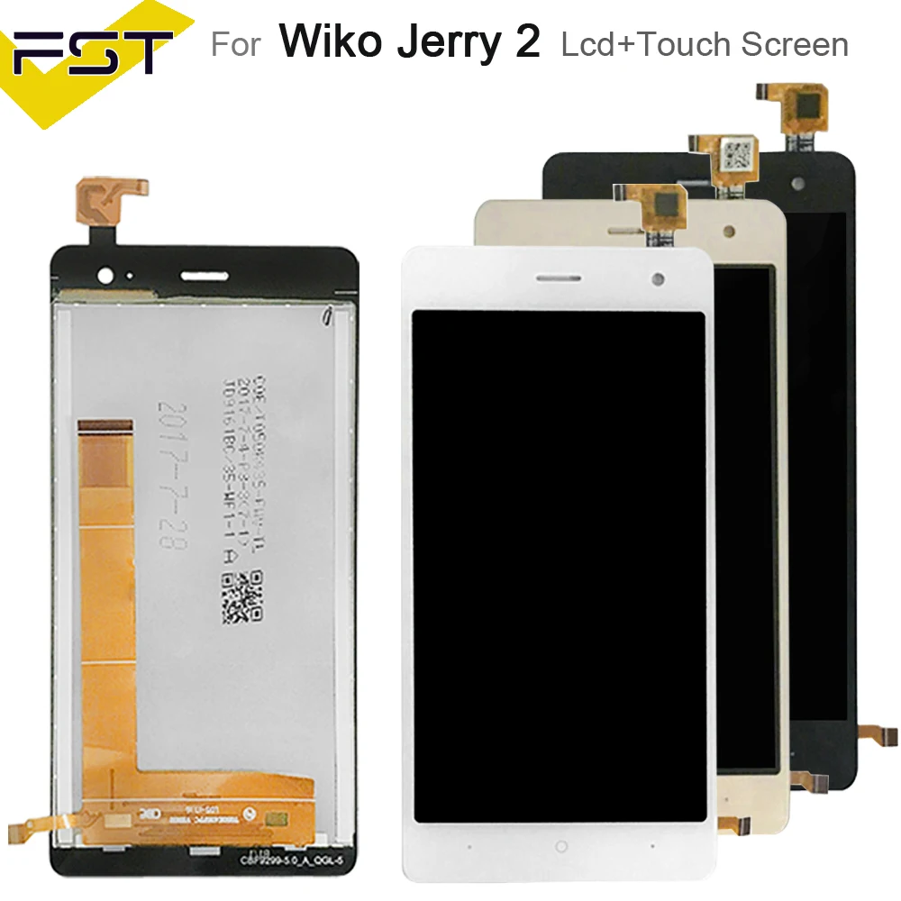 ЖК-дисплей для Wiko jerry / Jerry 2 3 4 кодирующий преобразователь сенсорного экрана в