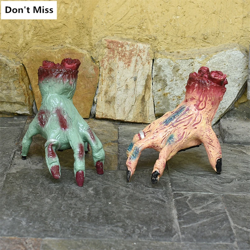 Украшение на Хэллоуин страшный движущийся призрак кукла ручная работа реквизит