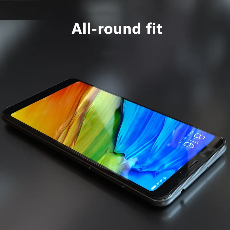 Закаленное стекло с полным покрытием для Xiaomi Redmi Note 3 4 4X 5 8 Pro 5A Защита экрана 6 6A