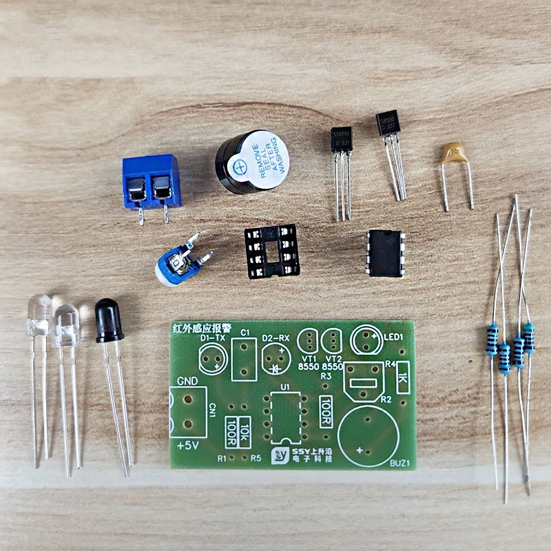 

Инфракрасный датчик сигнализации diy kit электронная продукция Сделай Сам комплект запасных частей электронный процесс сварки тренировки