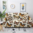 Чехол для 1234-местного дивана с бабочками, эластичный чехол для дивана в гостиную, секционный чехол для дивана, защитный чехол для мебели