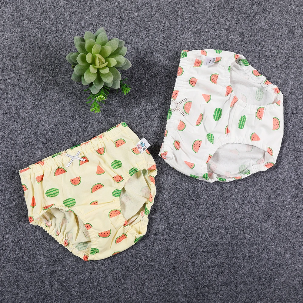 5 шт./лот трусики из 100% хлопка для маленьких девочек Новинка 2021 года модное нижнее