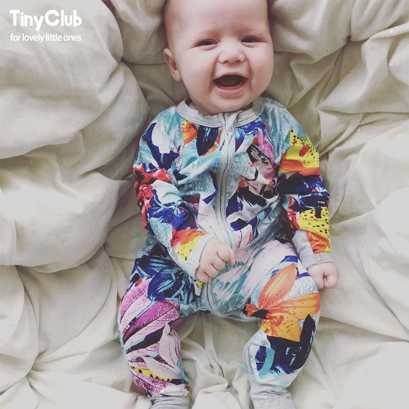 TinyPeople детский спортивный костюм с длинными рукавами Детский комбинезон героями