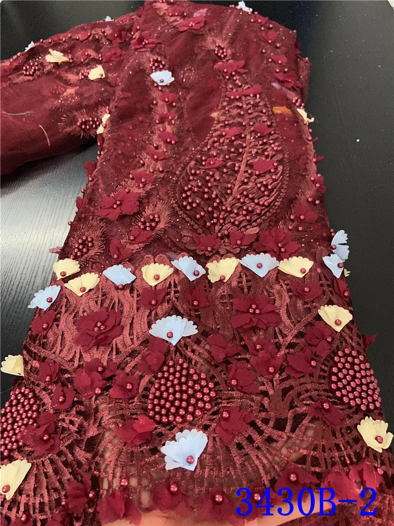 NIAI 2020 новый дизайн африканская кружевная ткань нигерийский тюль кружевные ткани