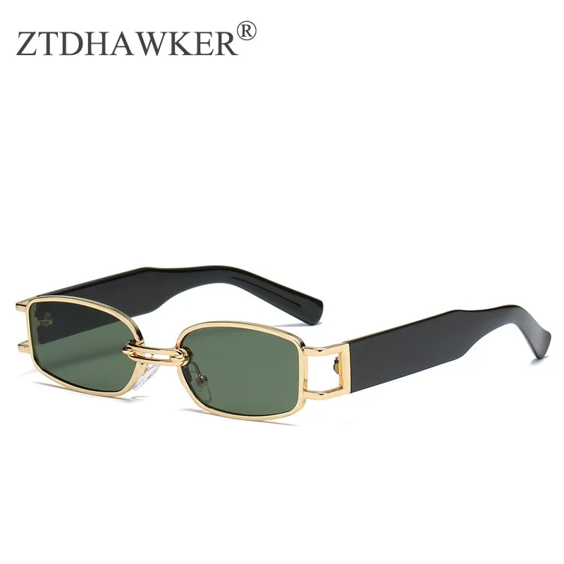 Новинка 2022 маленькая оправа модные женские солнцезащитные очки металлические