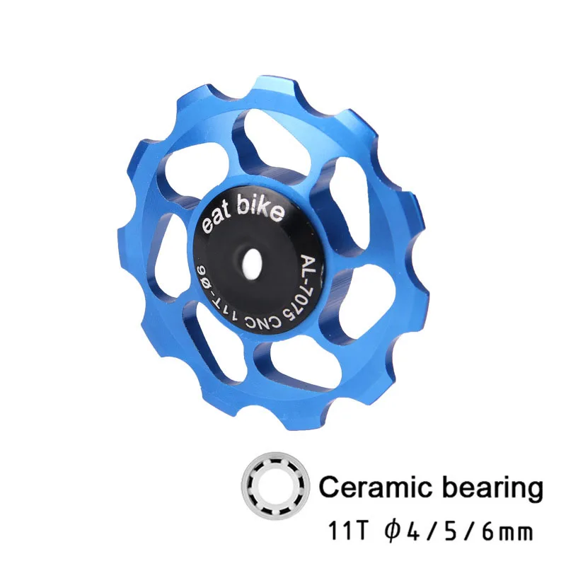 Сверхлегкий велосипедный задний переключатель опорное колесный керамический
