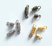 20pcslot screw coupling copper necklace bracelet twist fitting diy handmade jewelry accessories