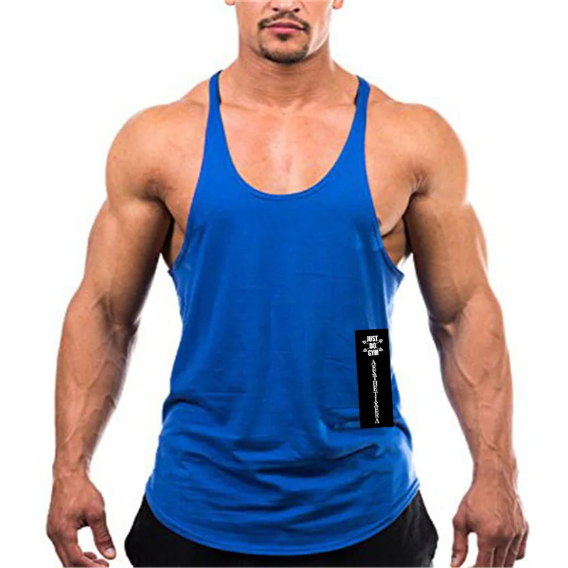 Брендовая одежда для тренажерного зала майка мужчин бодибилдинг фитнес без