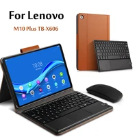 case for lenovo tab m10 fhd plus wireless keyboard cases tb x606f tb x606x 10 3 tablet magnetically detachable cover