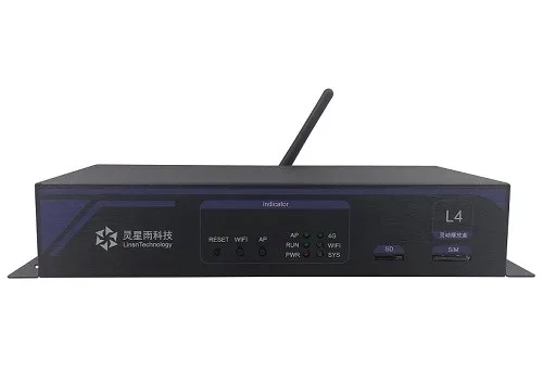 Linsn L4 AD Synchronous Player  Supports up to 1.3 million pixels Supports display via USB flash drive and LAN