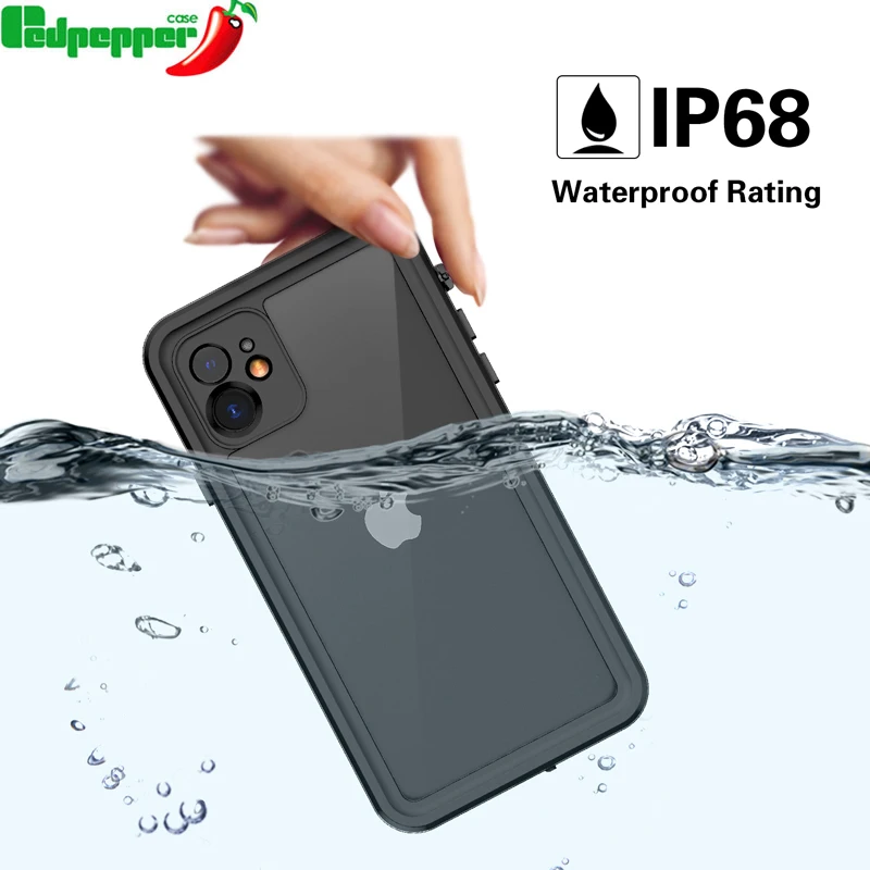 Водонепроницаемый чехол Redpepper Dot Pro Series для Iphone 11 Max X XR XS прозрачная задняя крышка