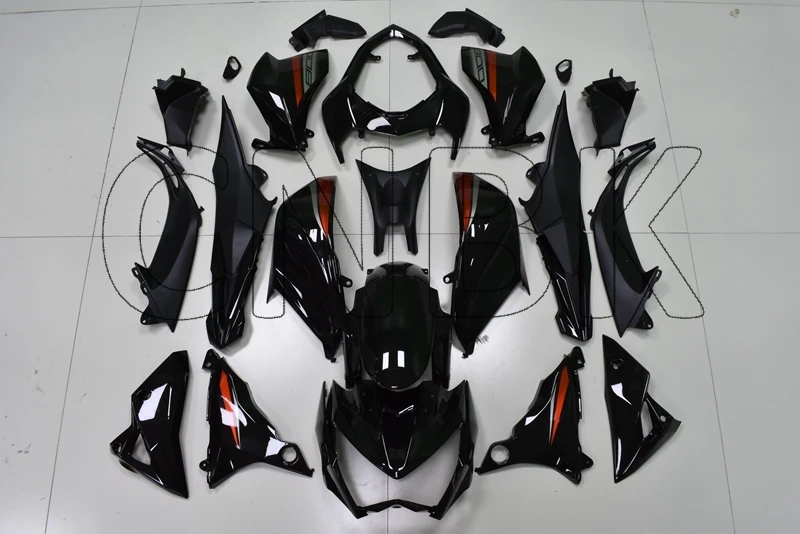 Для Kawasaki Z800 2015 полный комплект кузова Z 800 2014 черный обтекатель для 2013 2016