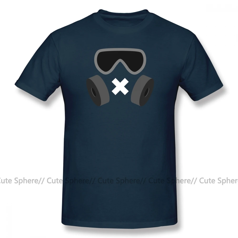 Navy Blue Футболка Rainbow Six, беззвучная футболка, 100 хлопок, 6xl, футболка с коротким рукавом, забавная Базовая Мужская футболка - Цвет: Navy Blue