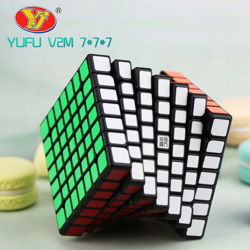 Yongjun Yufu V2M 7x7x7 магический Магнитный куб профессиональные магниты головоломка