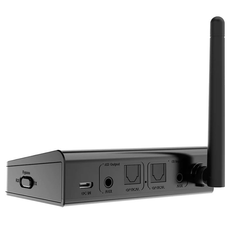 

MOOL Bluetooth Transmitter Receiver Long Range Low Latency 3 in 1 Aptx Family Wireless Speaker HD Home o