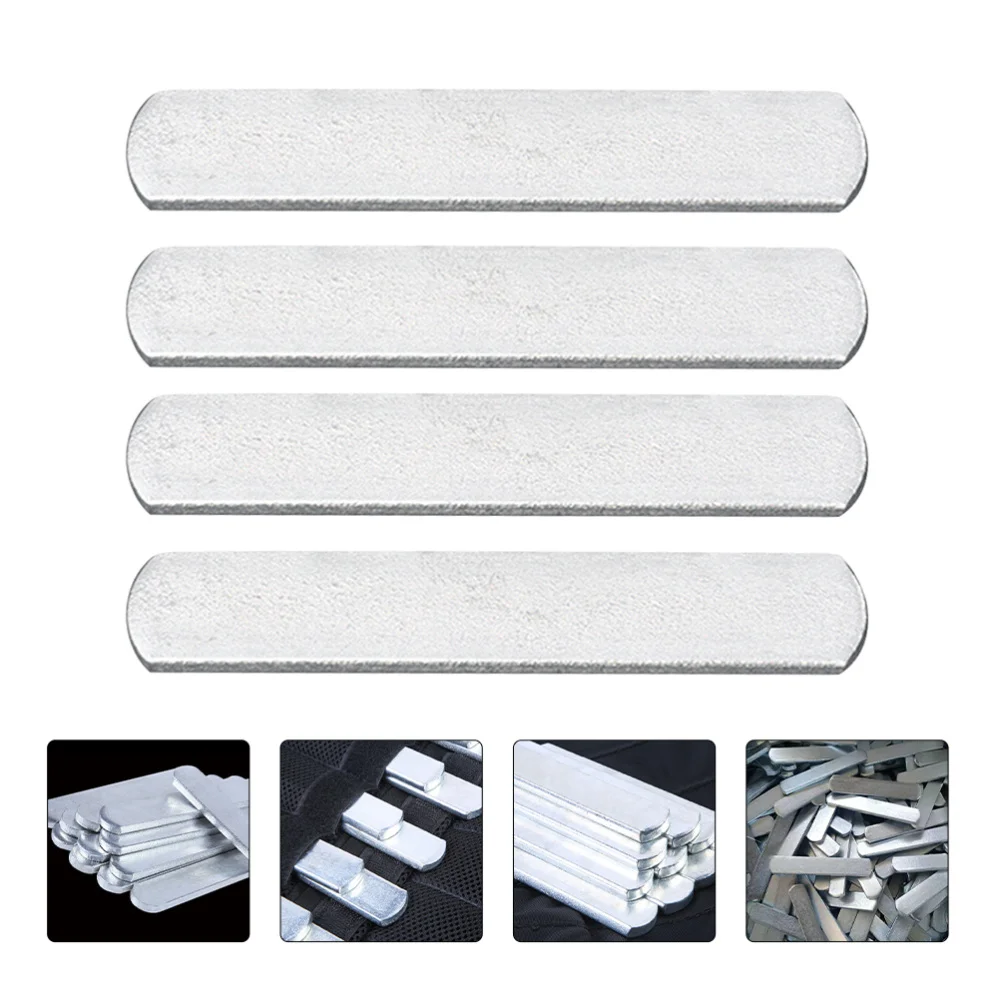 

8Pcs Plated Steel Plates for Adjusted Weight Vest Leg Shin Guards Steel Plate