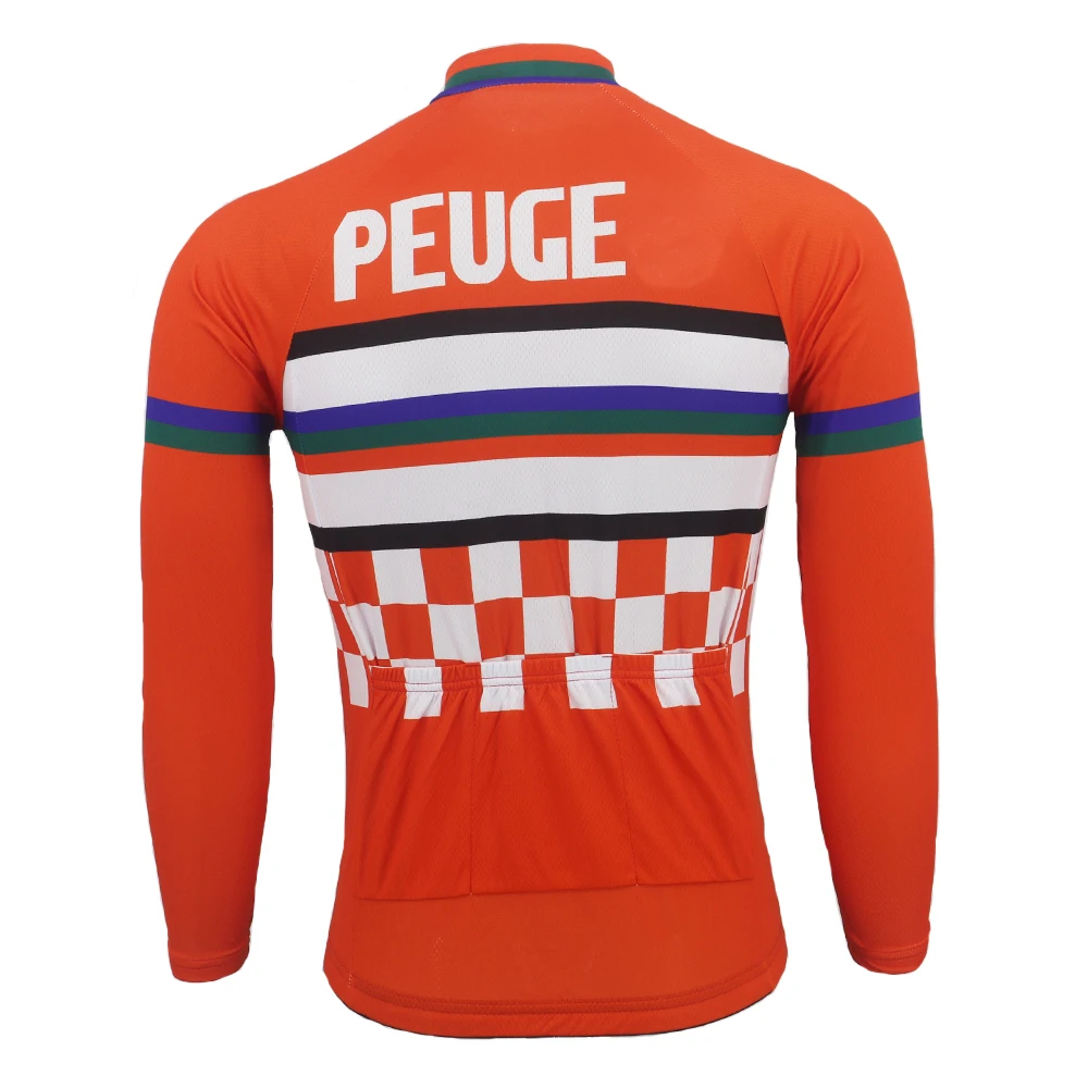

NEW 2021 Long Sleeve Cycling Jersey Wear Winter Thermal And No Fleece Men Bicycle Clothing MTB Retro Ropa Ciclismo