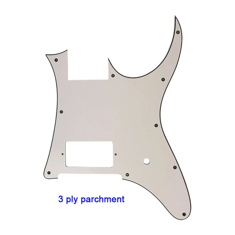 3 ply parchment Pleroo гитарные аксессуары, накладки, костюм для Японии, MIJ Ibanez RG 350 EX, гитарная накладка с пустым мостом, хамбакер - Цвет: 3 ply parchment
