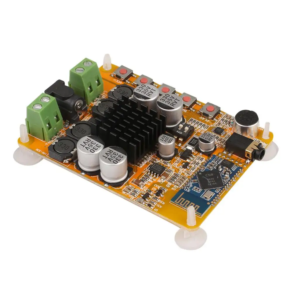 Плата усилителя Bluetooth 4 0 TDA7492 2*50 Вт цифровой усилитель двухканальный CSR8635 AUX