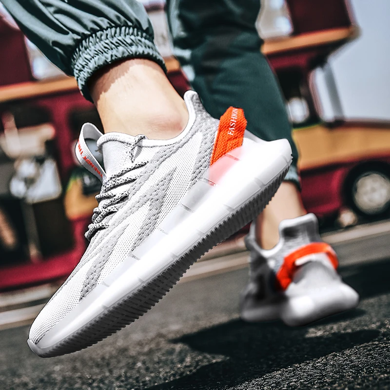 

Men Casual Shoes Sneakers Fashion Light Breathable Sneaker Man Shoe Mens Trainers Summer For Sports Hot Sale Causal Black Male