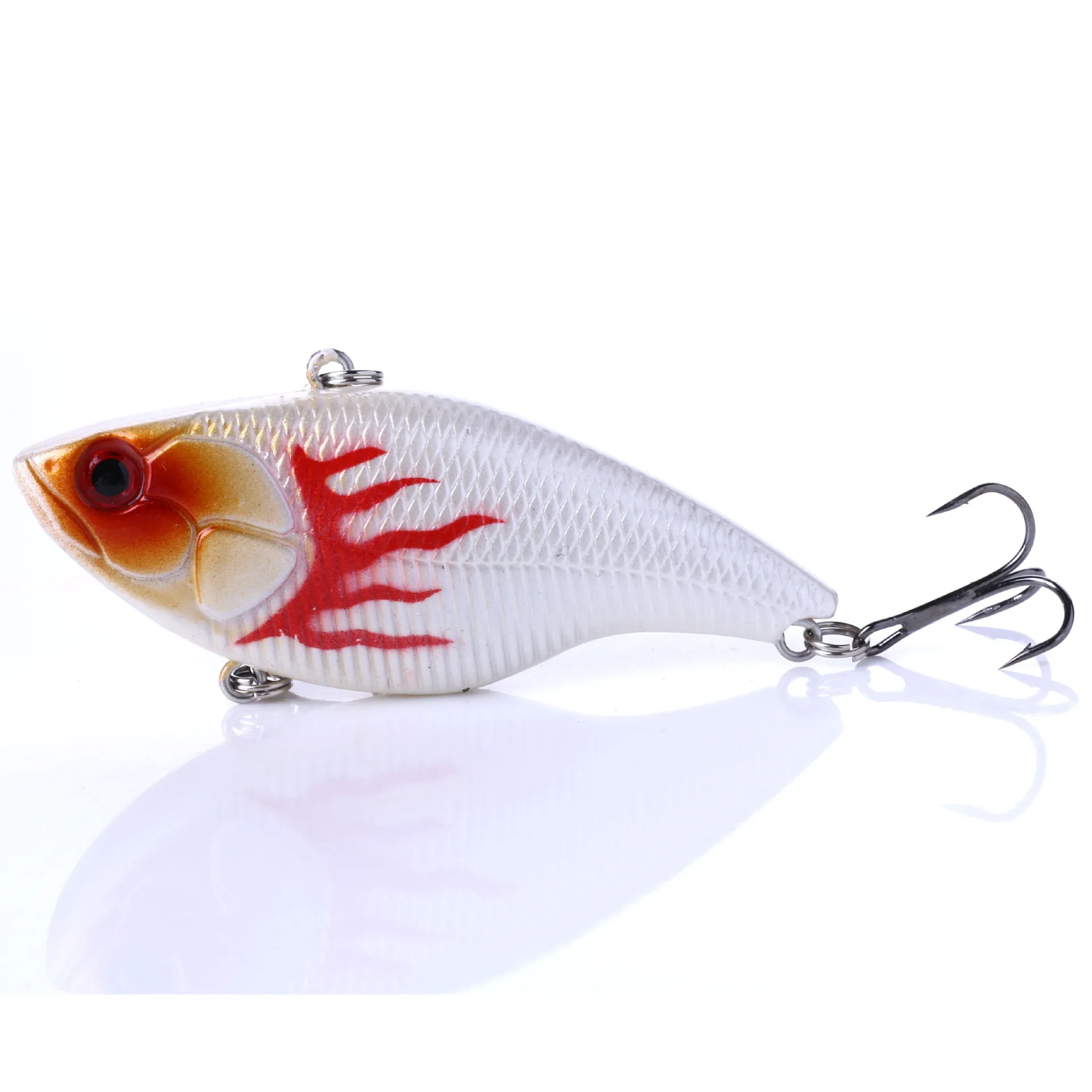 

18g 7.5cm Fishing Lure Sinking Vibration Plastic Sea Mini Carp Bass Perch Casting Hard Vib Fishing Bait Diving Fishing Bait