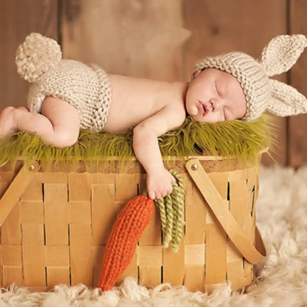 

Newborn Baby Boys Girls Cute Crochet Knit Costume Prop Outfits Photo Photography
