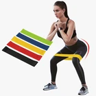 Эластичная резиновая лента для йоги, фитнеса, Пилатеса, спортивных тренировок, фитнеса, 0,35-1,1 мм