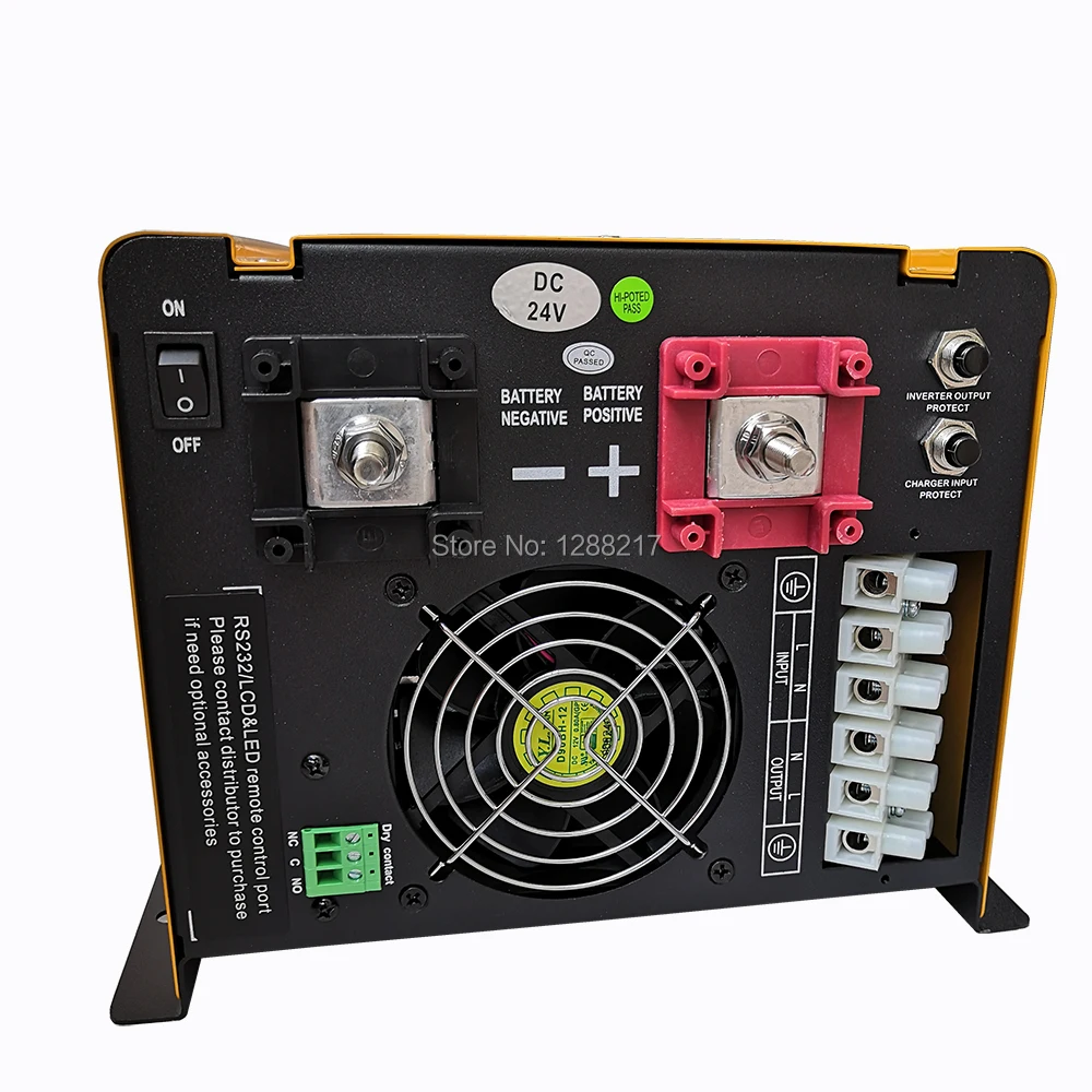 Чистая Синусоидальная волна 3000 Вт Солнечный инвертор от сети DC 12V24V48V к AC220V230V240VAC с AC зарядное устройство и UPS может быть настенный