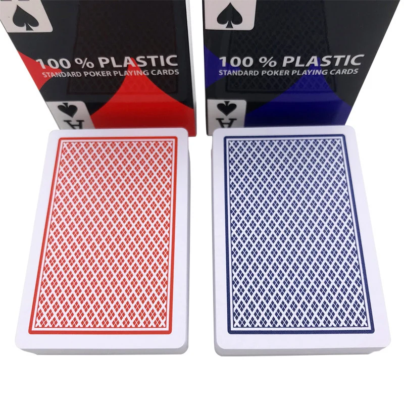 

Bridge Poker Baccarat Texas Hold'em Waterproof Wear-resistant Plastic Playing Cards Board Game Poker Cards 58*88mm Playing Cards