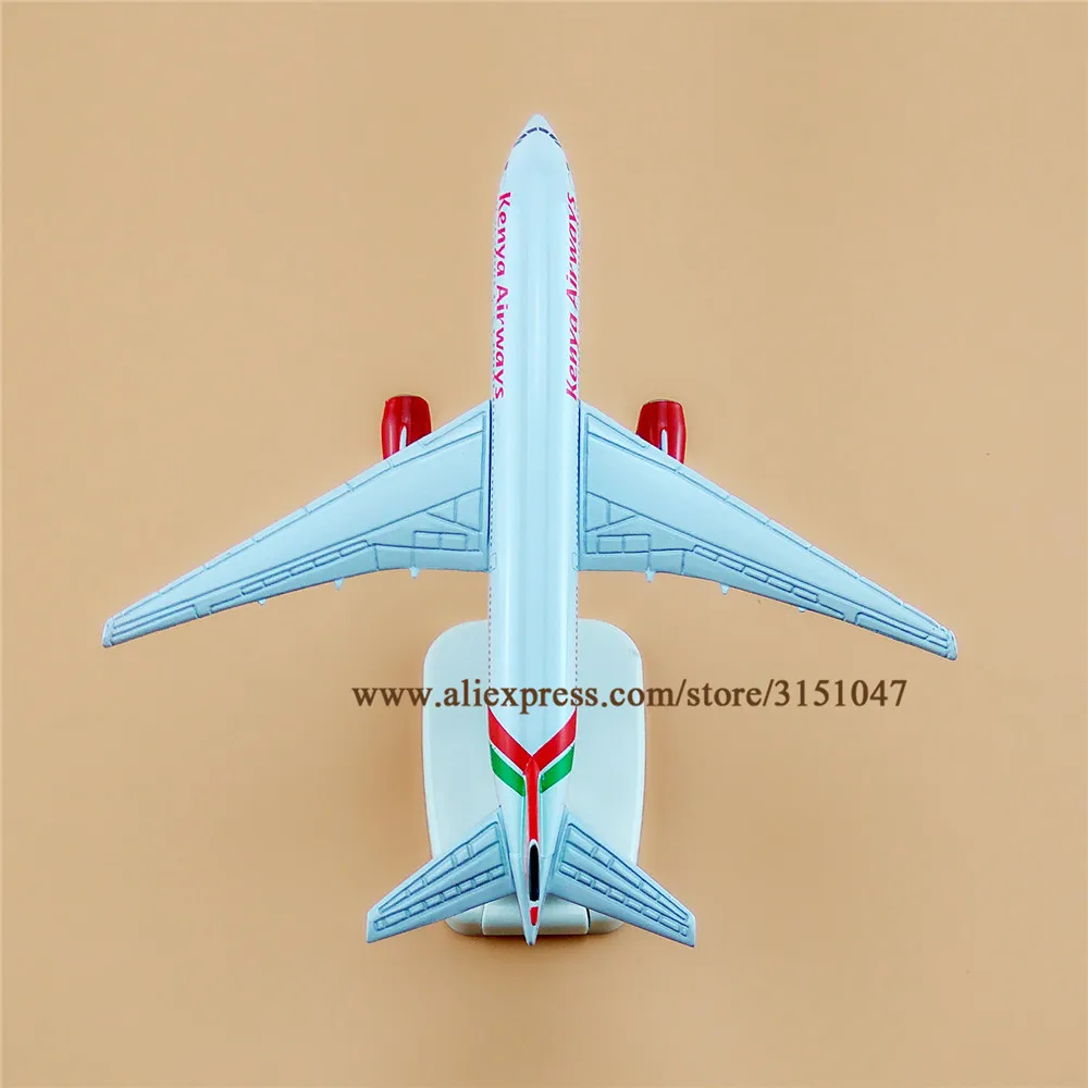 16 см Air Кения дыхательные пути B777 Боинг 777 авиакомпании металлический