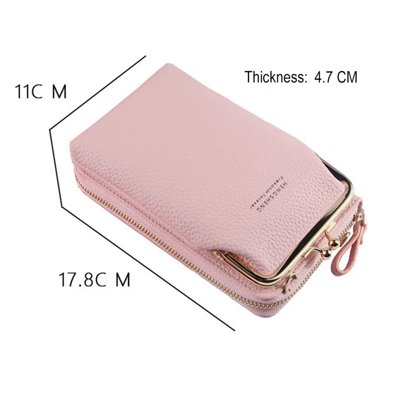 

Women Casual Outdoor Crossbody Bag Phone Pocket Wallet Multifunction Bag Card Holders Handbag Daily Purse Shoulder Strap Bags