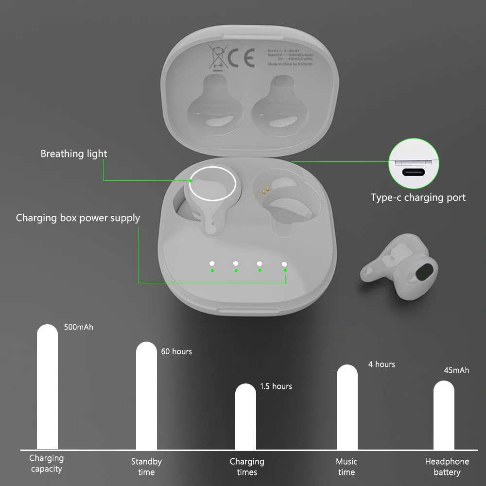 Cigfun X-Buds беспроводные наушники TWS Bluetooth 5,0 наушники 6D стерео сенсорная гарнитура с микрофоном для телефона iphone huawei
