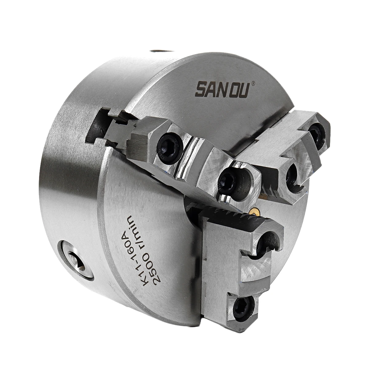 K11-160A 3 Jaw 6'' Hardened Steel Lathe Chuck Self-Centering + Mounting Bolts Safety Key for CNC Drilling Milling hine |